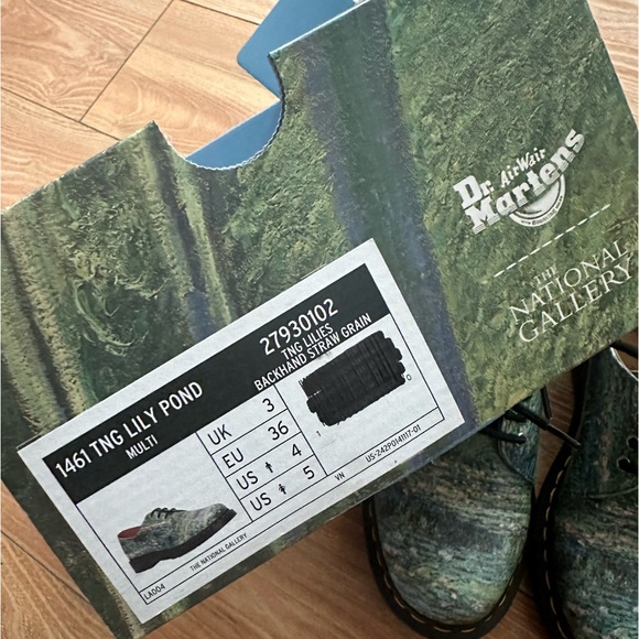 [dr martens x national gallery] NIB monet lily pond shoes - Picture 10 of 12